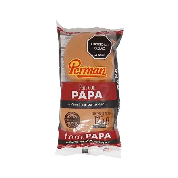 hamburguesa papa Pan Hamburguesa con Papa