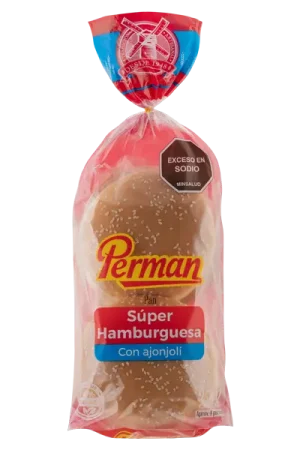 Súper Hamburguesa con Ajonjolí x 4 unds